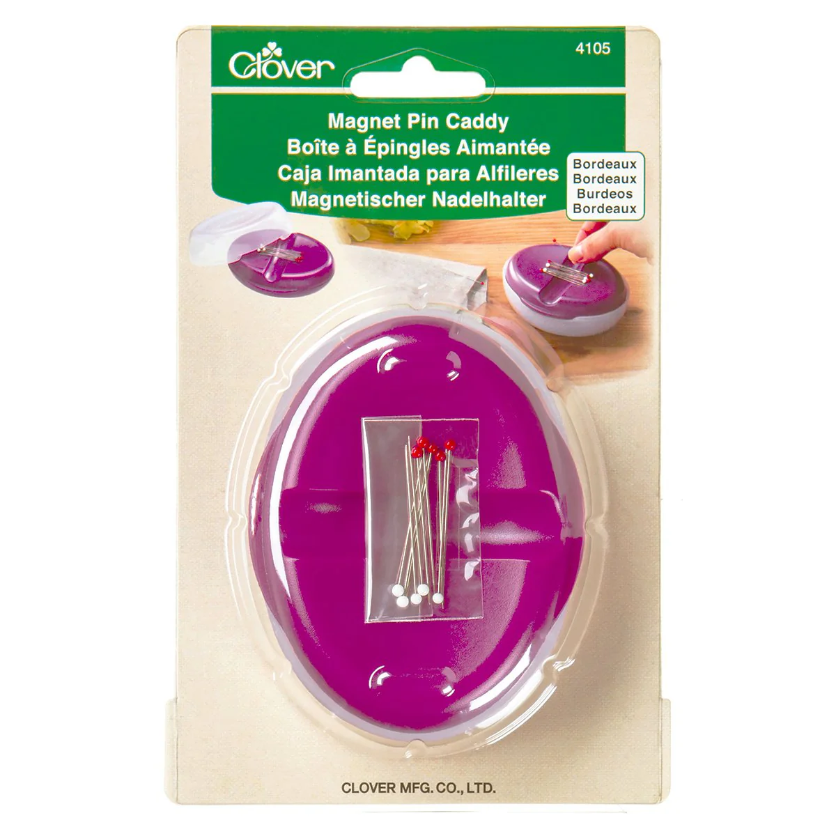 Magnet Pin Caddy (Bordeaux)