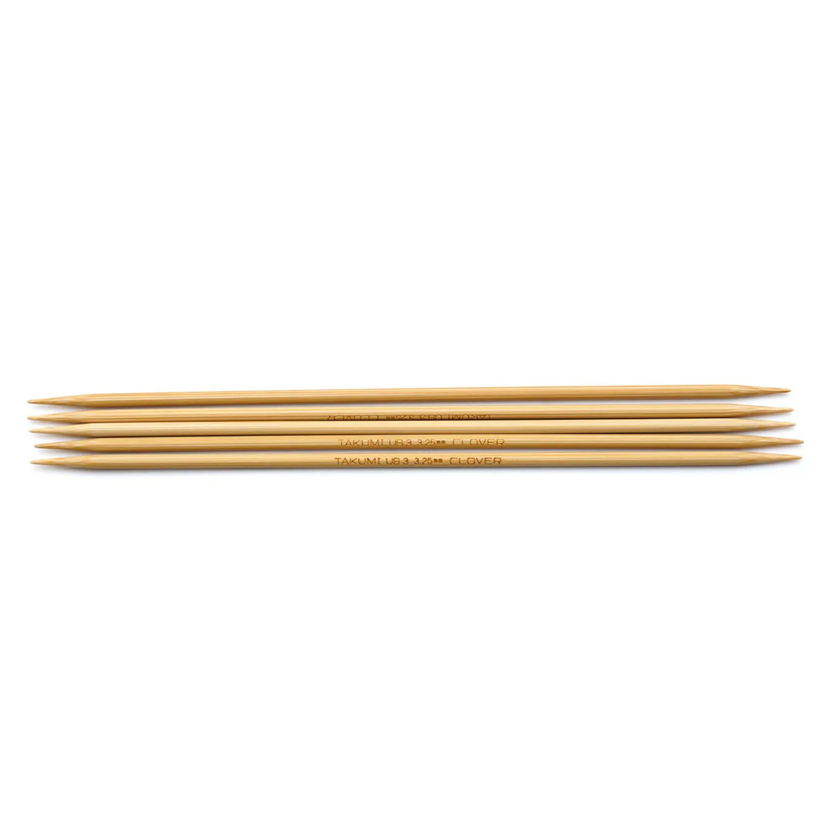 Takumi Bamboo Knitting Needles Double Pointed (7") No. 3 - Image 3